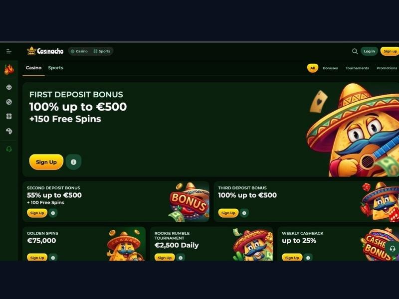 Registro paso a paso en Casinacho Casino Nacho Casino para nuevos jugadores españoles